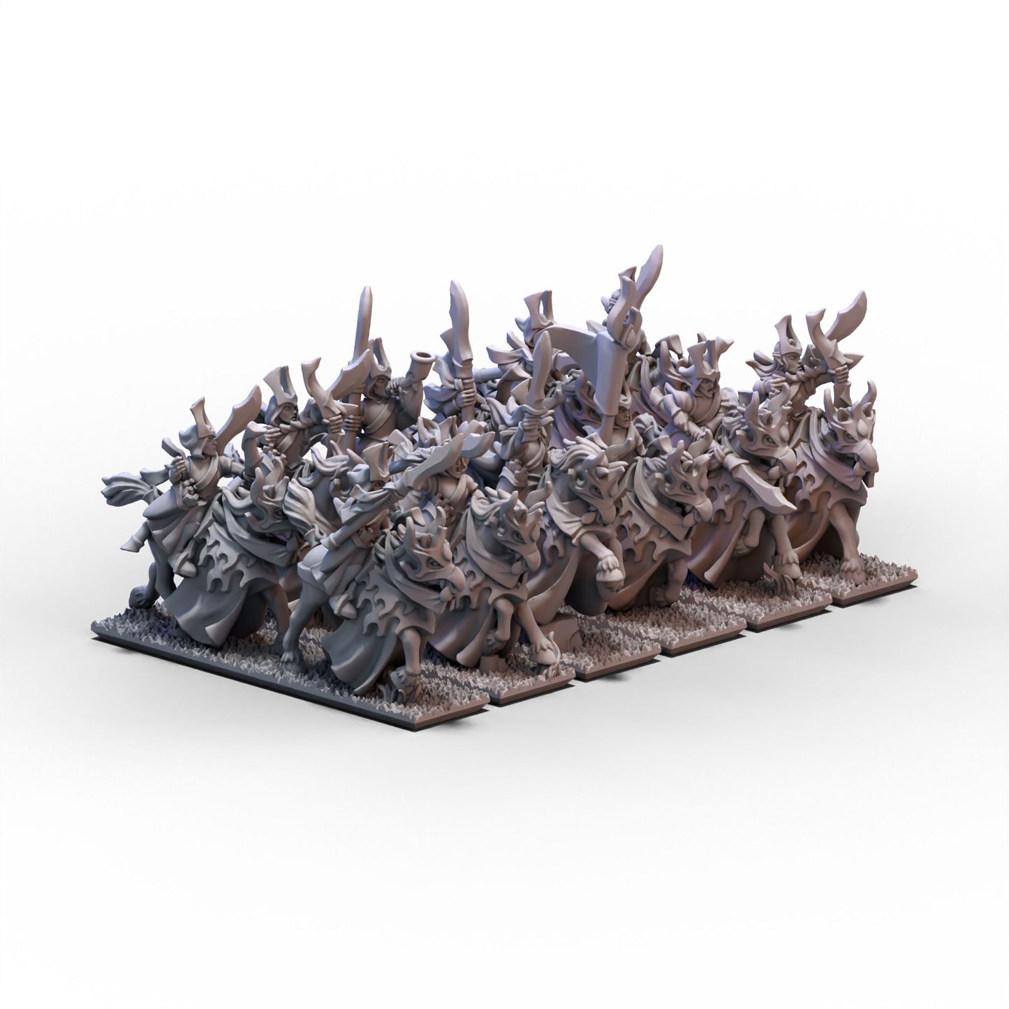 Aurethil Court | Light Cavalry Unit 1 | 10mm/15mm