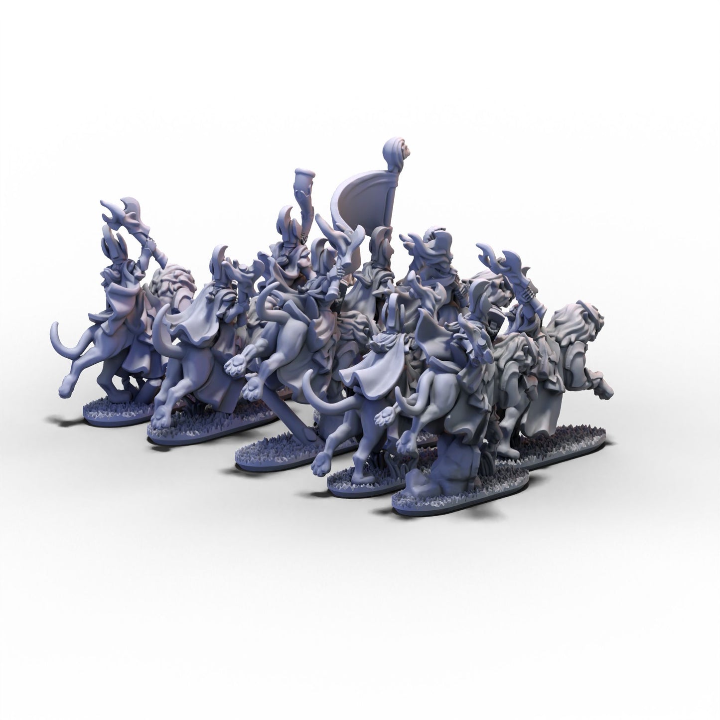 Aurethil Court | Lion Cavalry Unit 1 | 10mm/15mm