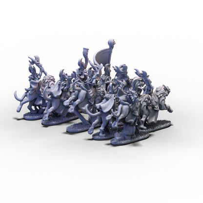 Aurethil Court | Lion Cavalry Unit 1 | 10mm/15mm