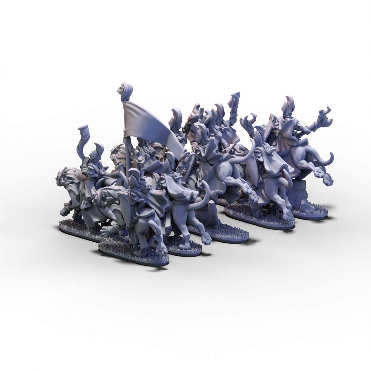 Aurethil Court | Lion Cavalry Unit 1 | 10mm/15mm