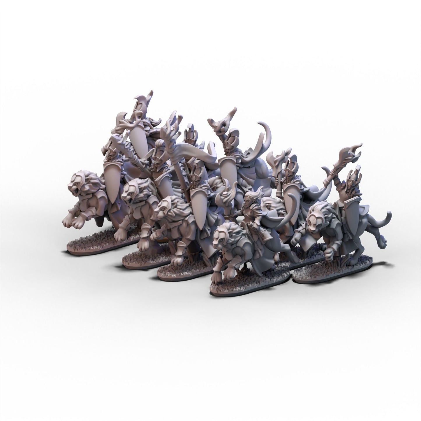 Aurethil Court | Lion Cavalry Unit 2 | 10mm/15mm