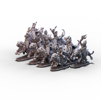 Aurethil Court | Lion Cavalry Unit 2 | 10mm/15mm