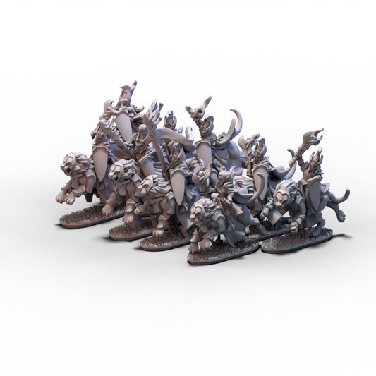 Aurethil Court | Lion Cavalry Unit 2 | 10mm/15mm
