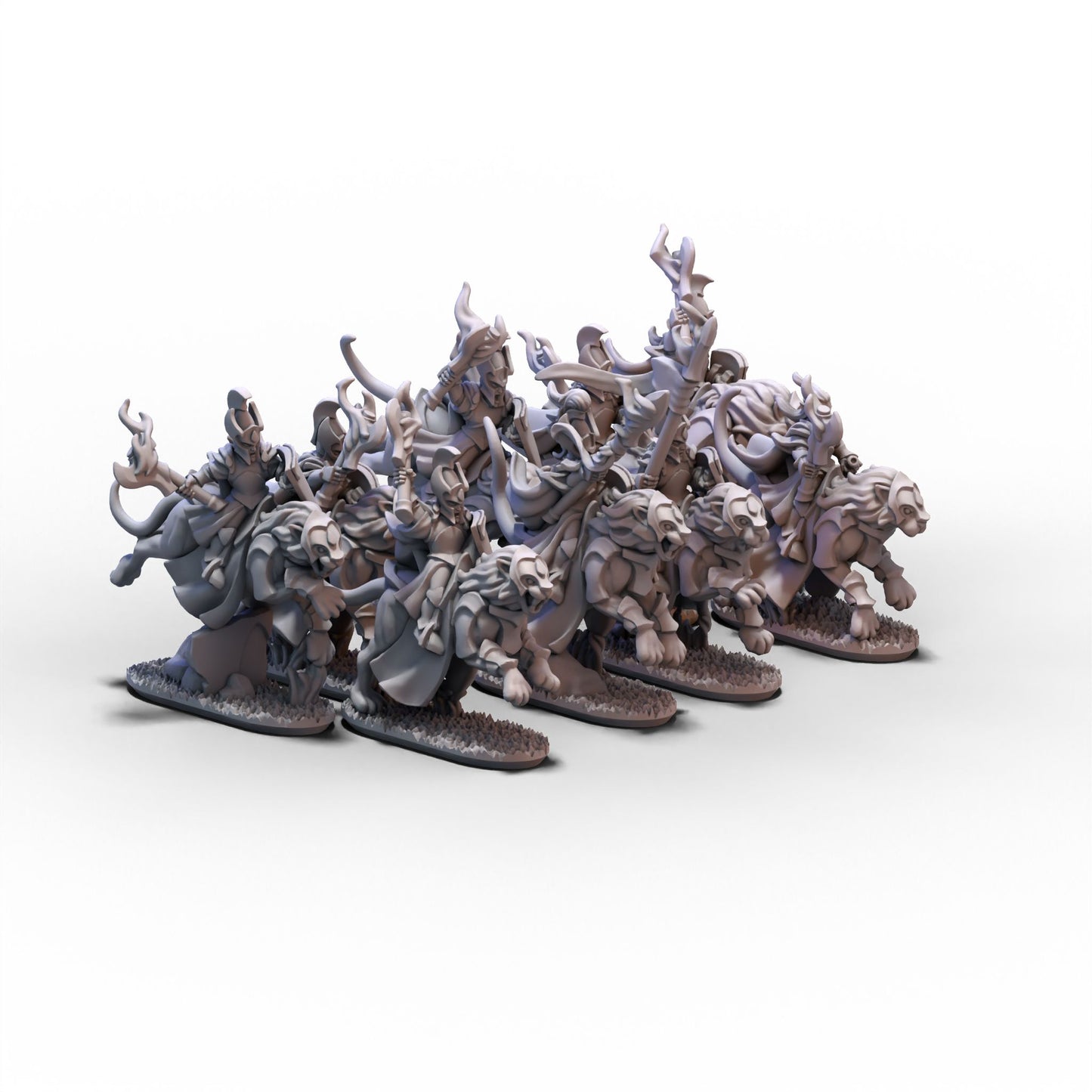 Aurethil Court | Lion Cavalry Unit 2 | 10mm/15mm