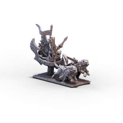 Aurethil Court | Lion Chariot Wizard | 10mm/15mm