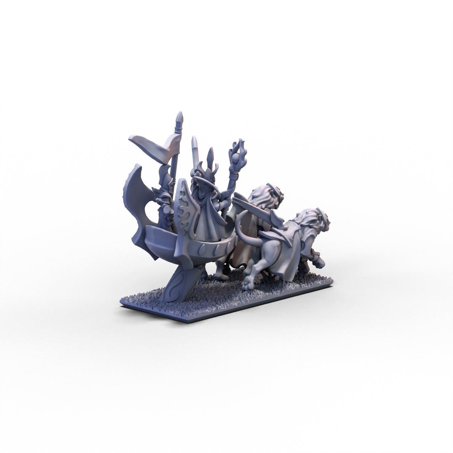 Aurethil Court | Lion Chariot Wizard | 10mm/15mm