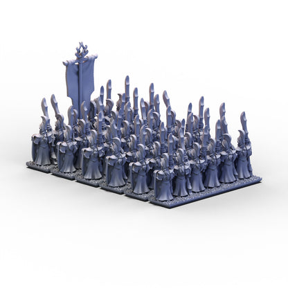 Aurethil Court | Glaive Infantry Unit 1 | 10mm/15mm