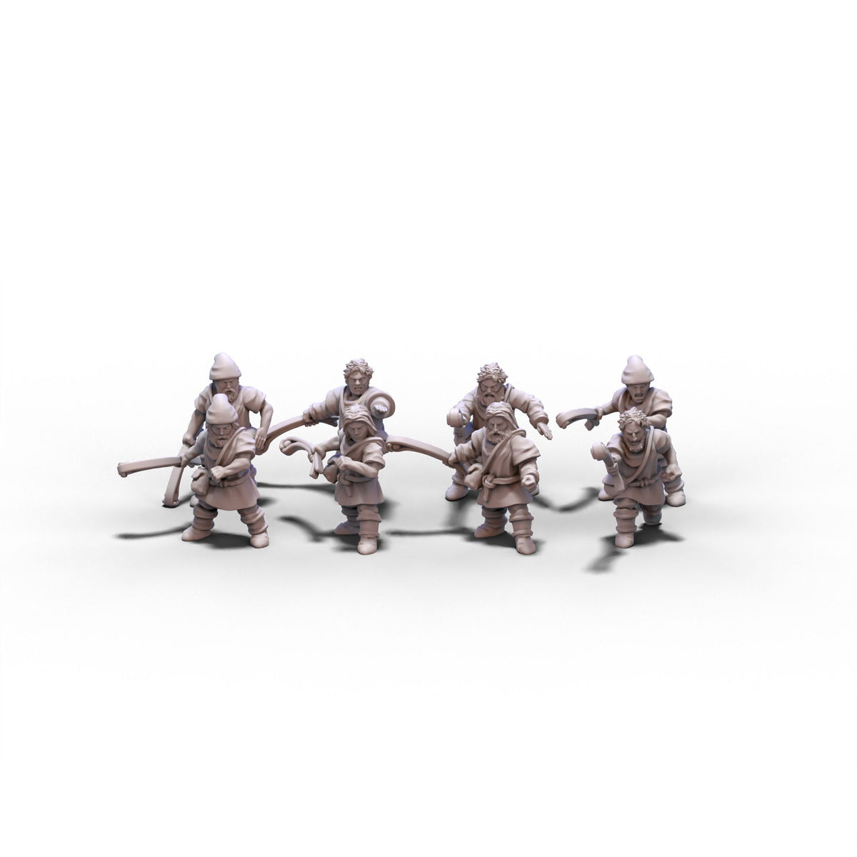 Bizantines | Levies with Slings | 15mm/28mm miniatures