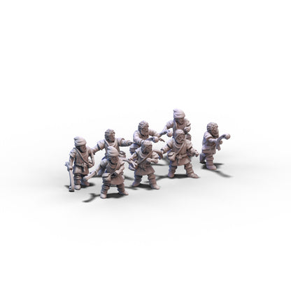 Bizantines | Levies with Slings | 15mm/28mm miniatures