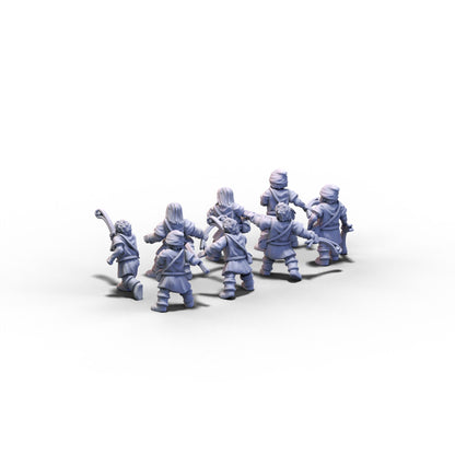 Bizantines | Levies with Slings | 15mm/28mm miniatures