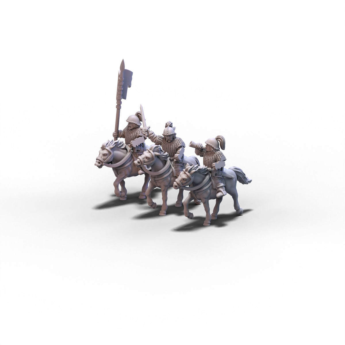 Carolingians | Cavalry Command Group | 15mm/28mm miniatures