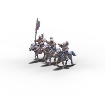 Carolingians | Cavalry Command Group | 15mm/28mm miniatures