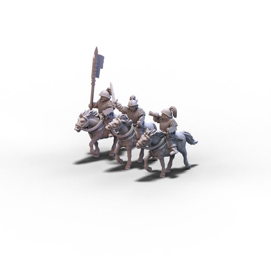 Carolingians | Cavalry Command Group | 15mm/28mm miniatures