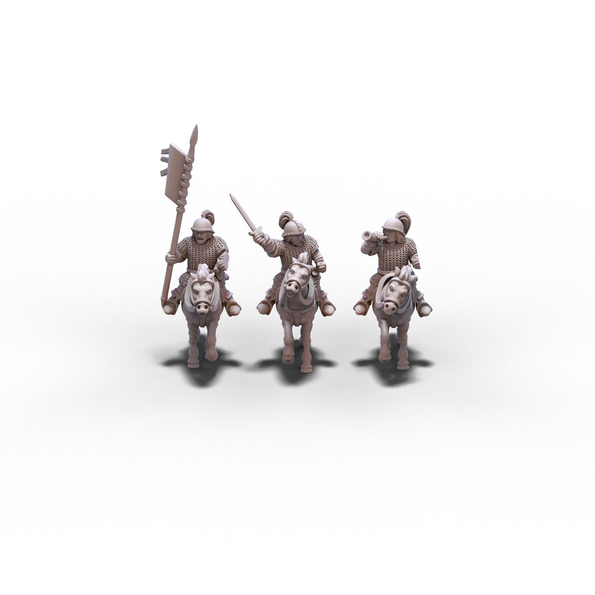 Carolingians | Cavalry Command Group | 15mm/28mm miniatures