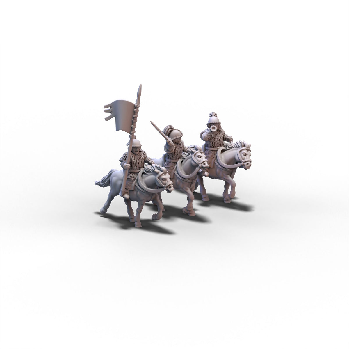 Carolingians | Cavalry Command Group | 15mm/28mm miniatures