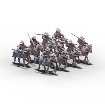 Carolingians | Mounted Hearthguards | 15mm/28mm miniatures