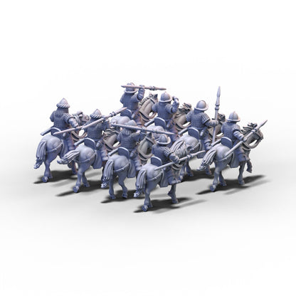 Carolingians | Mounted Hearthguards | 15mm/28mm miniatures