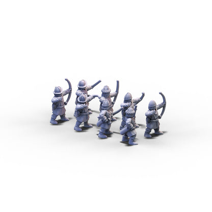 Carolingians | Warriors with Bows | 15mm/28mm miniatures