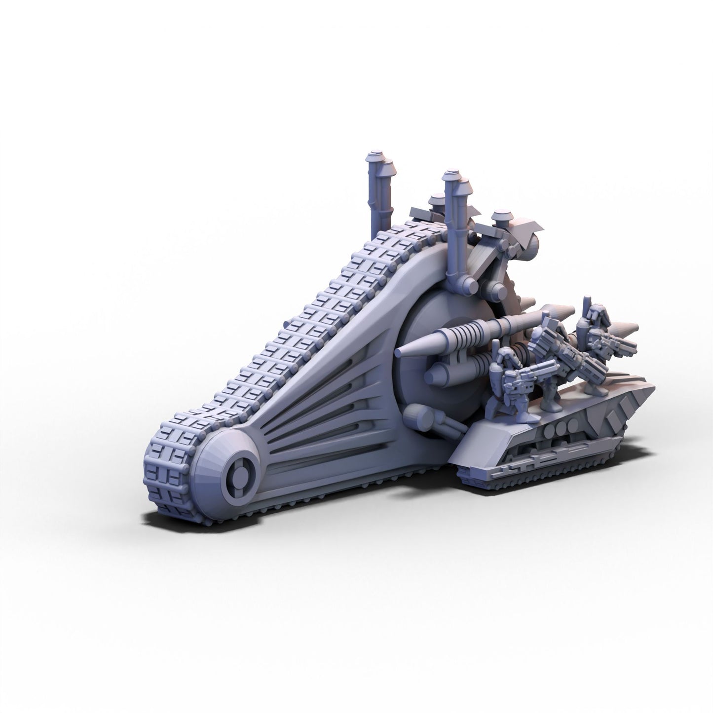 GMO Wars | Confederate APC MK1 with Crew | 6mm