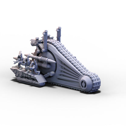GMO Wars | Confederate APC MK1 with Crew | 6mm