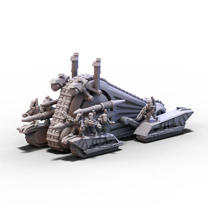 GMO Wars | Confederate APC MK2 with Crew | 6mm