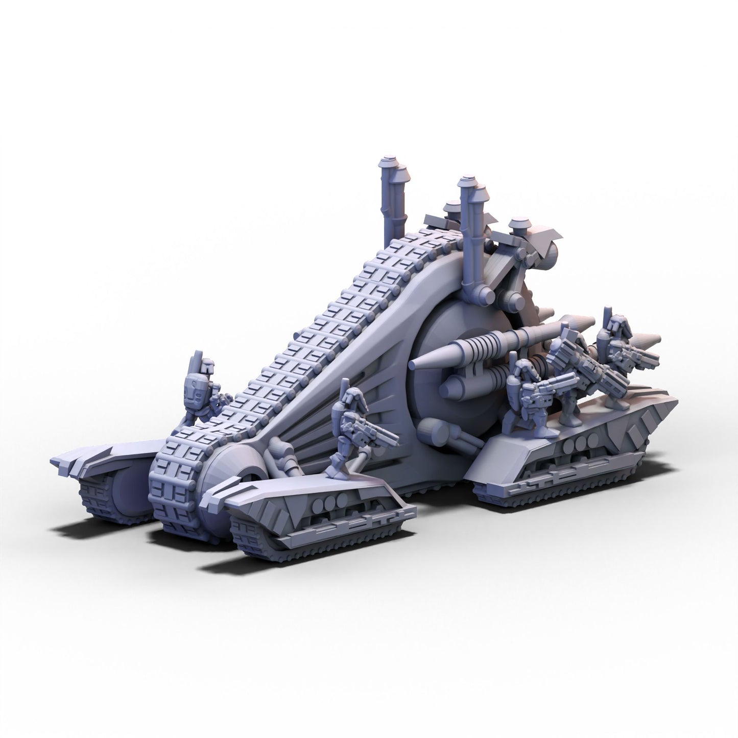 GMO Wars | Confederate APC MK2 with Crew | 6mm