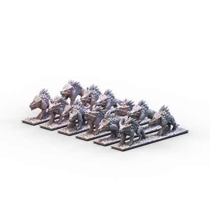 Blood Daemons | Blood Hounds Unit | 10mm/15mm