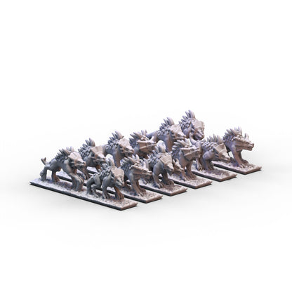 Blood Daemons | Blood Hounds Unit | 10mm/15mm