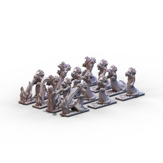 Change Daemons | Demonic Flamers Unit | 10mm/15mm