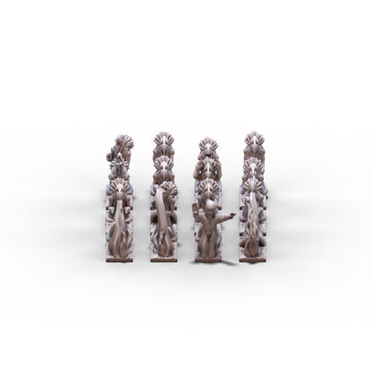 Change Daemons | Demonic Flamers Unit | 10mm/15mm