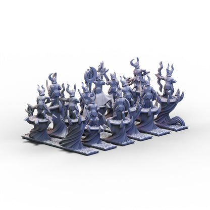 Change Daemons | Demonic Cavalry Unit | 10mm/15mm