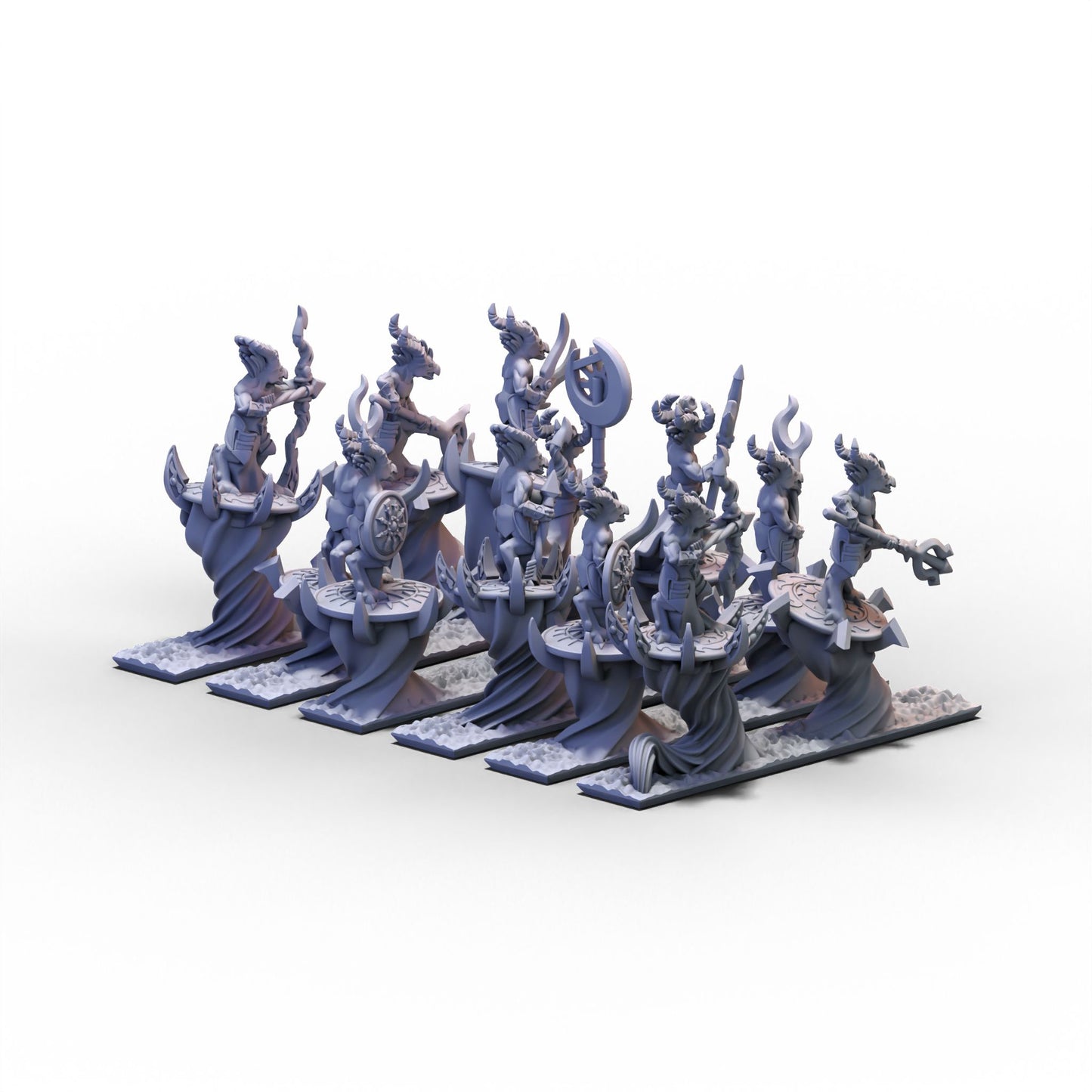 Change Daemons | Demonic Cavalry Unit (Alternative) | 10mm/15mm