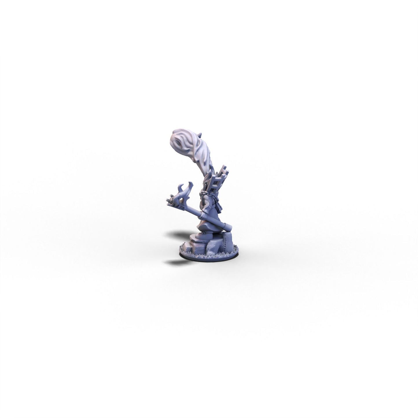 Empire | Fire Wizard on Rock | 10mm/15mm