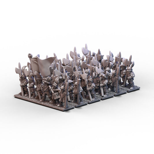 Empire | Halberdiers Unit 1 (Banner 2) | 10mm/15mm