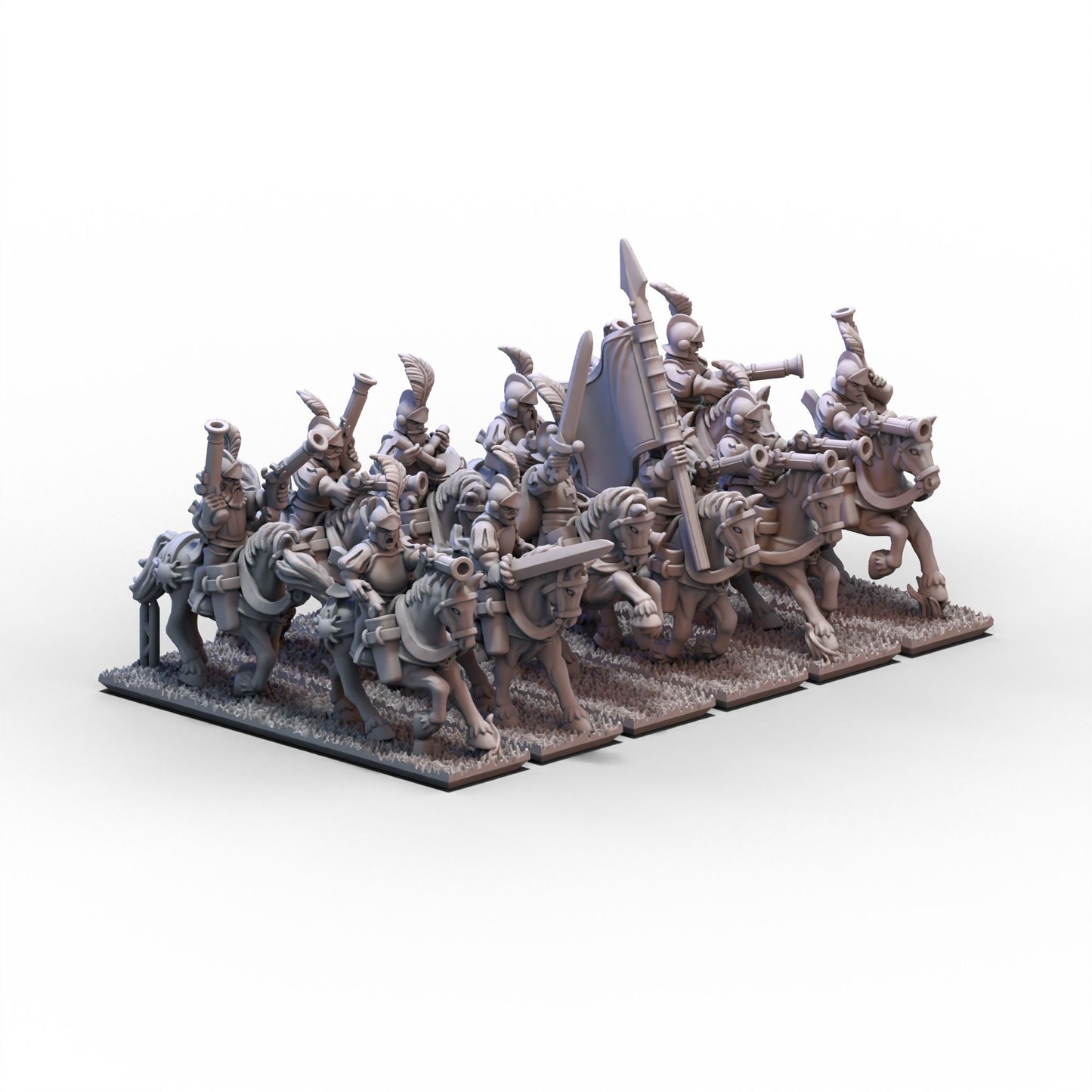 Empire | Light Cavalry Unit 1 (Banner 1) | 10mm/15mm