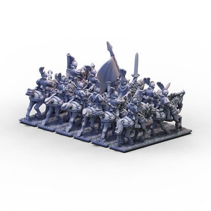 Empire | Light Cavalry Unit 1 (Banner 2) | 10mm/15mm
