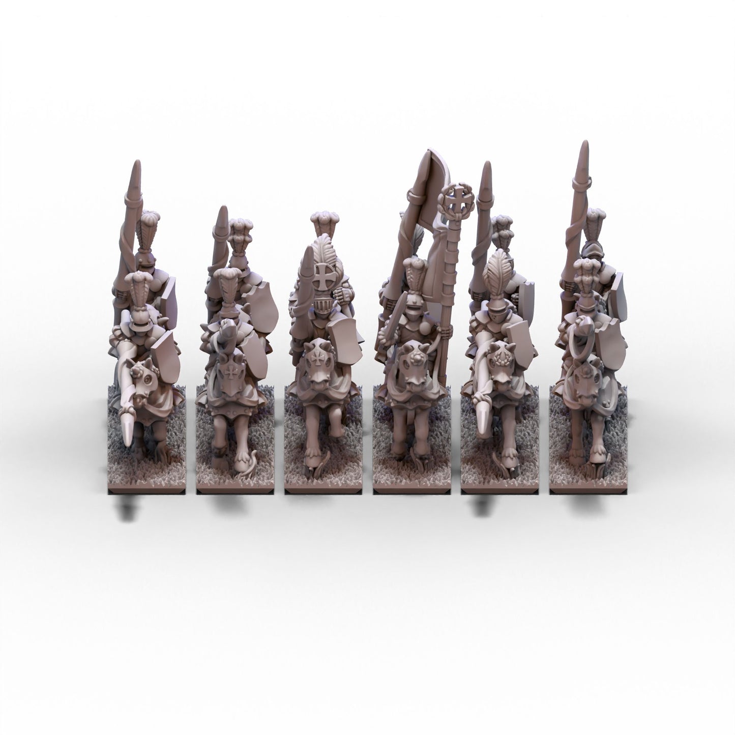 Empire | Knights Unit 2 Cross (Banner 1) | 10mm/15mm