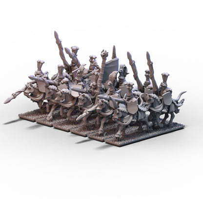 Empire | Leopard Knights Unit 1 (Banner 1) | 10mm/15mm
