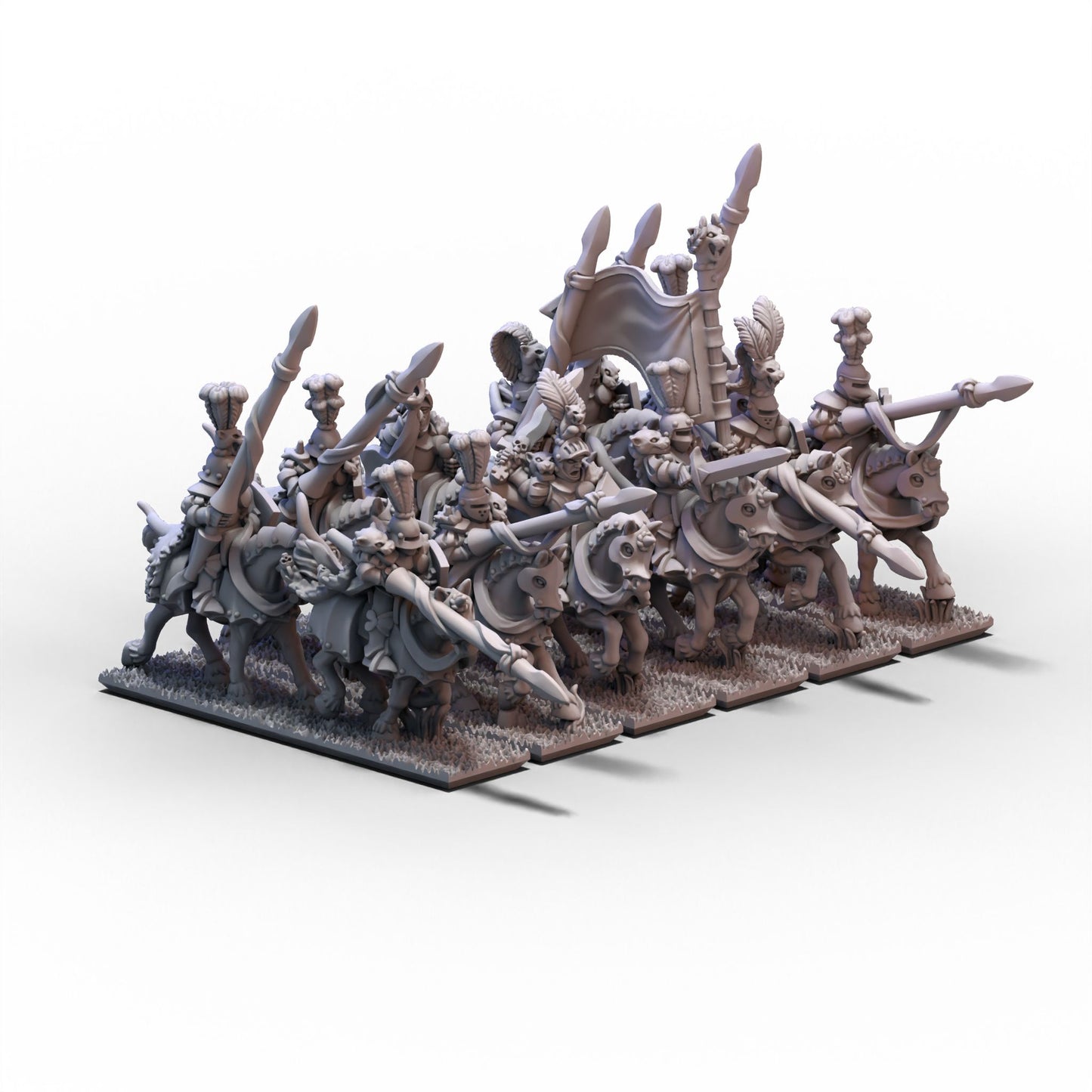 Empire | Leopard Knights Unit 1 (Banner 1) | 10mm/15mm
