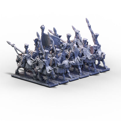 Empire | Leopard Knights Unit 1 (Banner 1) | 10mm/15mm