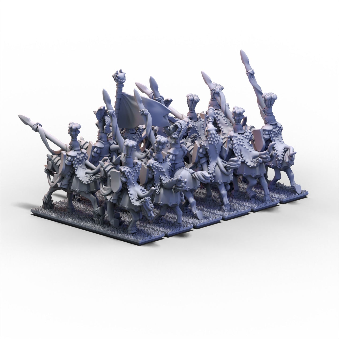 Empire | Leopard Knights Unit 1 (Banner 2) | 10mm/15mm