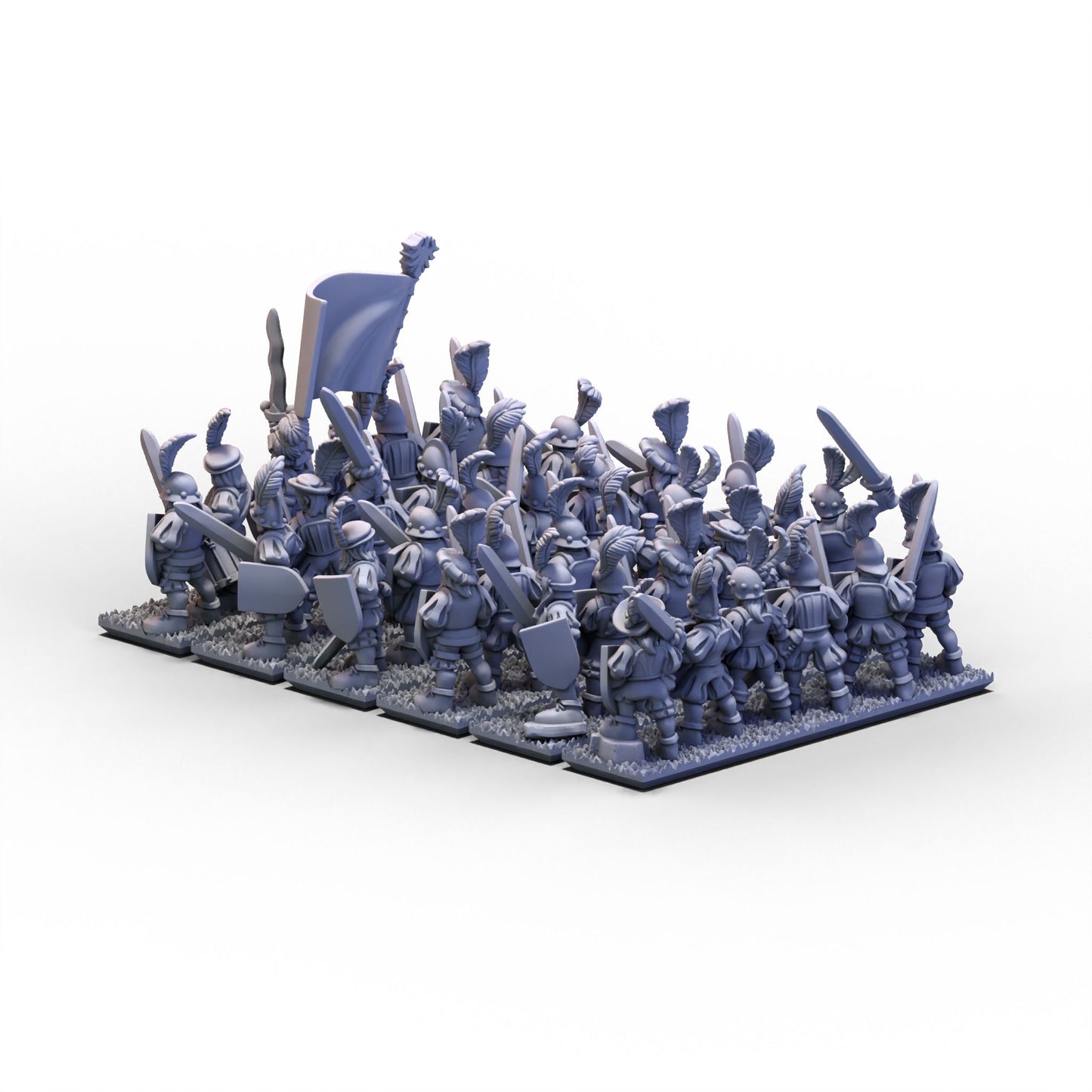 Empire | Swordsmen Unit 1 (Banner 2) | 10mm/15mm