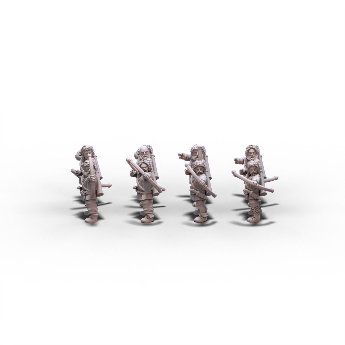 Generic | Levies with Bows | 15mm/28mm miniatures
