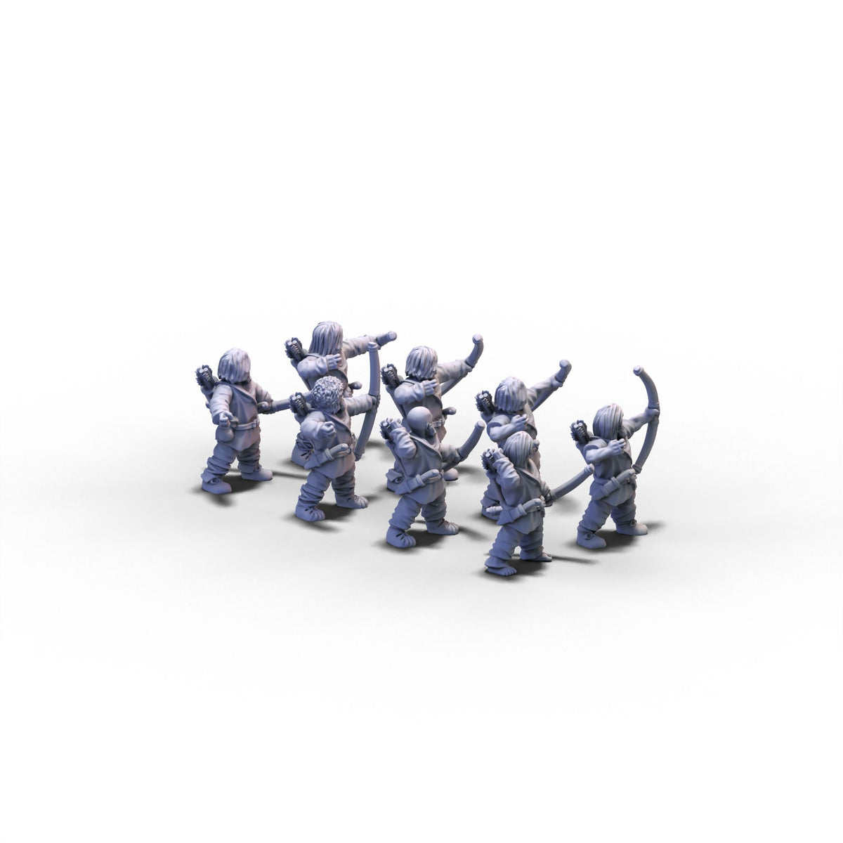 Generic | Levies with Bows | 15mm/28mm miniatures