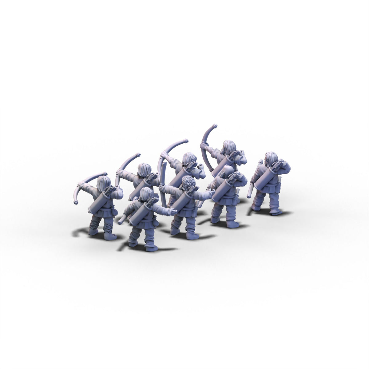 Generic | Levies with Bows | 15mm/28mm miniatures