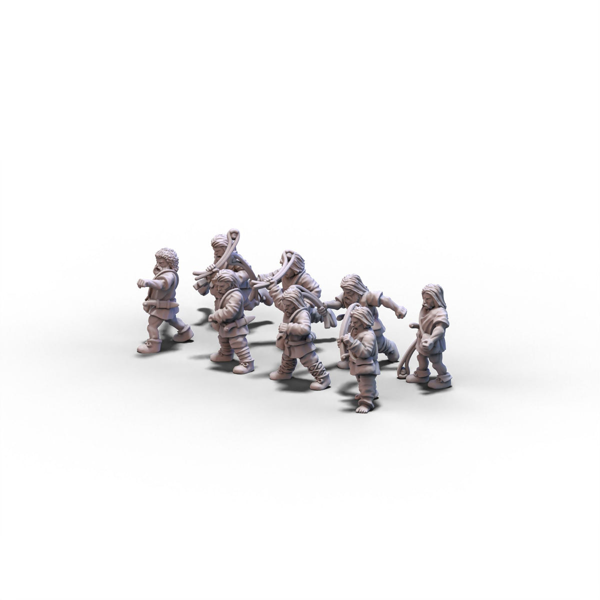 Generic | Levies with Slings | 15mm/28mm miniatures