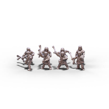 Generic | Levies with Slings | 15mm/28mm miniatures