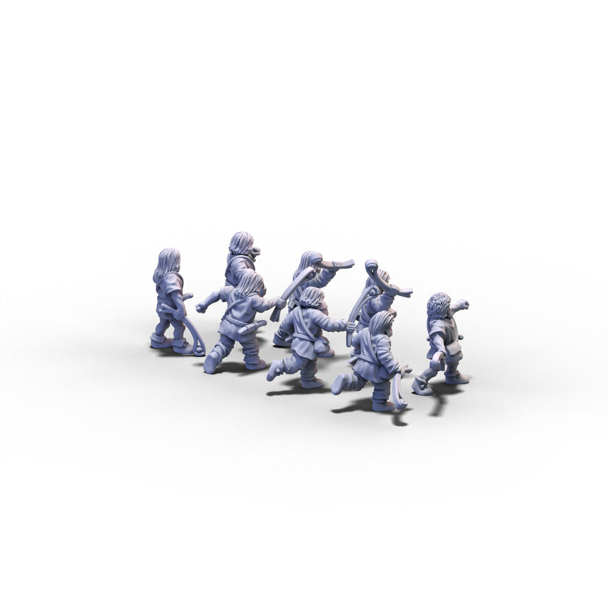 Generic | Levies with Slings | 15mm/28mm miniatures