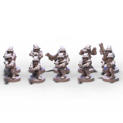 GMO Wars | GMO SRF Troopers | 6mm