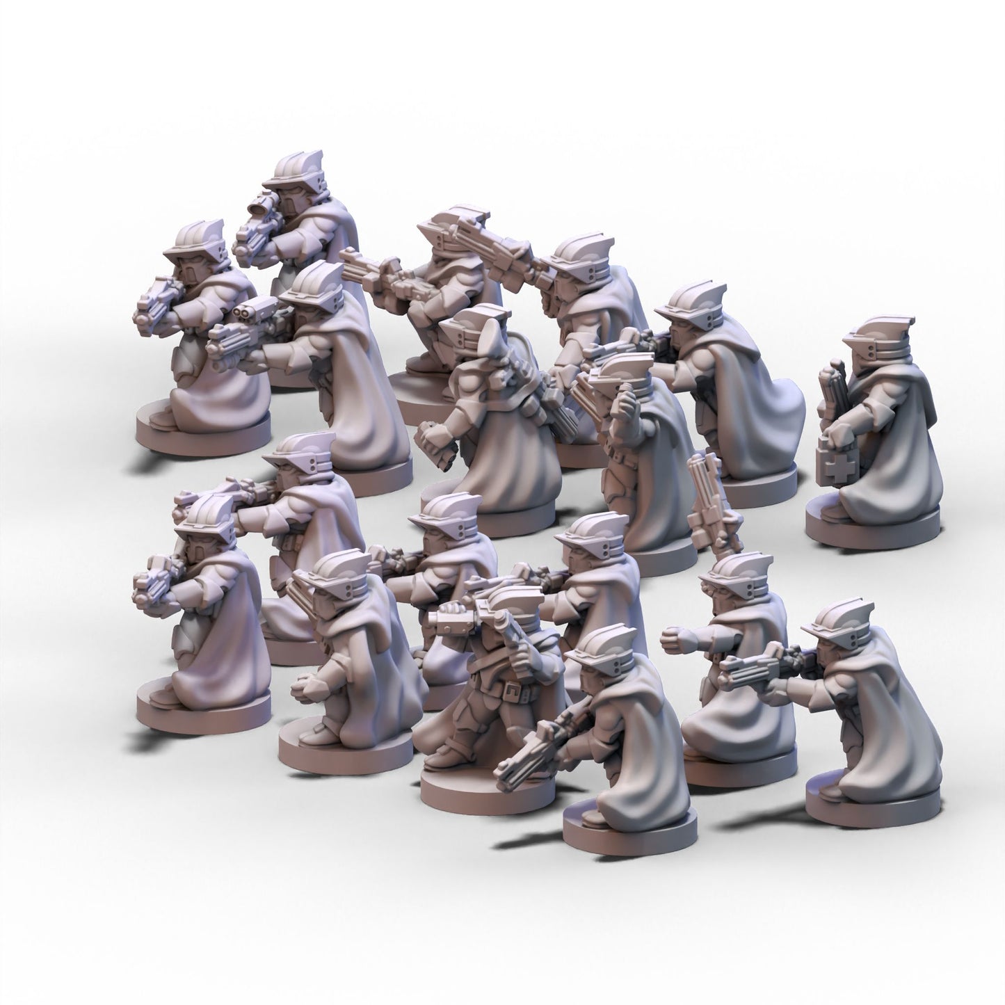 GMO Wars | GMO SRF Troopers with Cape | 6mm